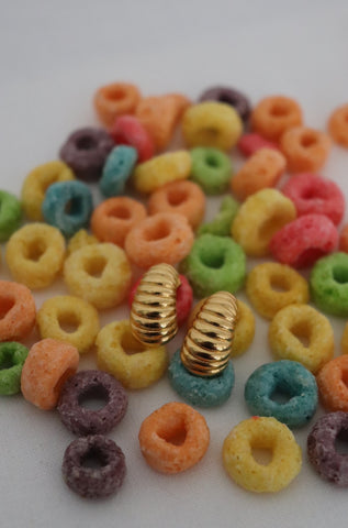 1980s Croissant Earrings